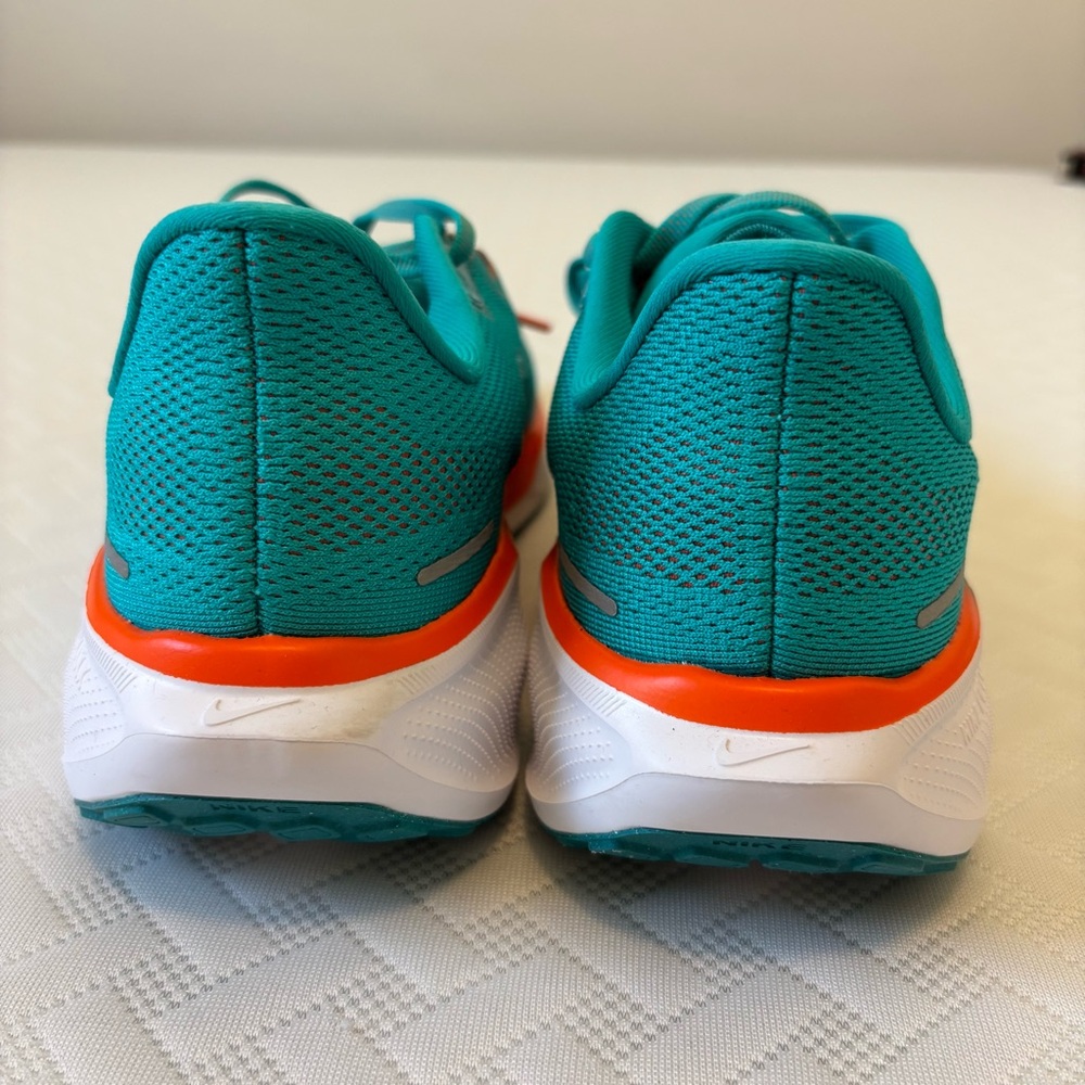 Nike Zoom Pegasus 41 Miami Dolphins Men's Size 9 Sneakers Shoes FZ5082-300 - Picture 4 of 5